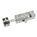 Barrel Bolt for Screw Fixing Brass Length 40 mm chrome plated
