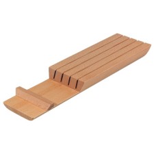 Wooden Knife Block for Cutlery Inserts from Size 50/60 For 4 knives 40 x 413 x 111 mm