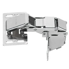 Swing Up Flap Hinge for Mounting with Panel Opening Angle 90° Caravan hinge for light flaps up to 2.1 kg With soft closing mechanism
