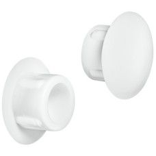 Cover Cap Plastic for Blind Holes Ø 10 mm For push fitting White