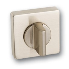 WC Release and Inside Turn Square 52 x 52 mm Zinc Alloy RO11 Brushed black nickel