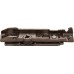 Mounting Plate Inline Screw Fixing for Tiomos Click On System Hinges Height adjustment via worm gear Height 0 mm nickel plated