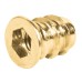 Screw-In Sleeve with Rim Steel Length 20 mm M10 internal thread galvanized