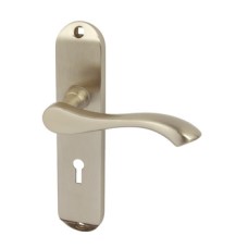 Lever Handles on Backplates for Lever Latch Zinc Alloy Welford Designed for interior doors Polished chrome