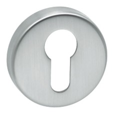 Escutcheons for Startec Lita Lever Handles Euro Profile Cylinder Stainless Steel Satin