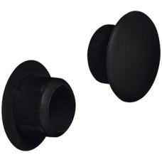 Cover Cap Plastic for Blind Holes Ø 10 mm For push fitting Black