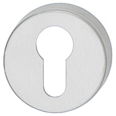 Escutcheons for Startec Lever Handles Euro Profile Cylinder Ø 52 mm 304 Stainless Steel With steel substructure Satin