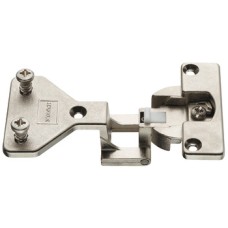 Exposed Axle Hinge 250° Full Overlay Mounting Aximat 100 For wooden doors Screw fixing cup pre-mounted Euro screw fixing arm 48/6