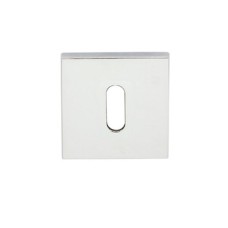 Escutcheon for Startec Lever Handles Square Standard Keyway Zinc alloy Polished chrome