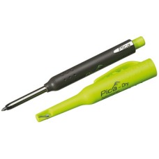 Deep hole marker with solid material lead for all surfaces