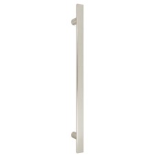 Pull Handle Back to Back Fixing 316 Stainless Steel Flat Section Hole centres 300 mm polished stainless steel