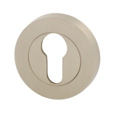 Escutcheons Euro Profile Cylinder Ø 53 mm Zinc Alloy Black iridium