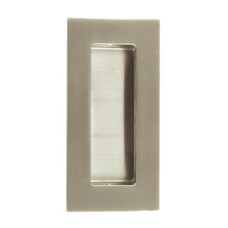 Pull Handle Flush 100 x 50 mm Stainless Steel Concealed fixing Polished