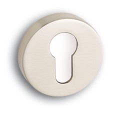 Escutcheons for Euro Profile Cylinder Round Ø 52 mm Zinc Alloy RO12 Antique brushed matt