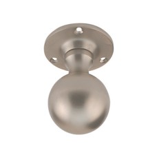 Door Knobs Traditional Ball on Round Roses Ø 48 mm Brass Polished