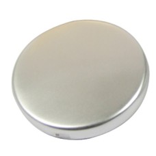 Escutcheons Blank Ø 50 mm Aluminium Satin