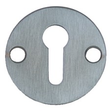Escutcheons Standard Keyway With/Without Cover Brass Open design satin chrome