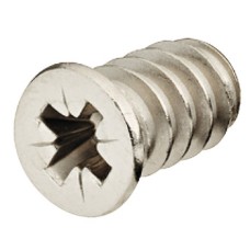 Varianta Screw Countersunk Head PZ2 for Ø 5.0 mm Hole e.g. for ASP aluminium profile system for cabinets Length 10.5 mm nickel plated