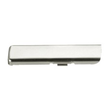 Hinge Arm Cover Plate Nickel Plated Steel Half overlay