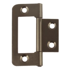 Flush Hinge Steel 105 Length x width: 50 x 24 mm flap thickness 1.2 mm electro brassed