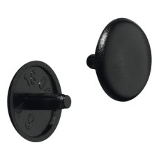 Trim Cap for Hospa Screws with Countersunk Head Plastic Black RAL 9005