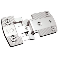 Exposed Axle Hinge 270/240° with 5 mm Exposed Axle for Thin Doors Shallow design Overlay 3.5 mm 10/13 mm side wall thickness for side/centre panel mounting