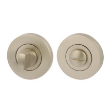 WC Release and Inside Turn Ø 53 mm Round Rose Zinc Alloy Emergency release and inside turn Polished chrome