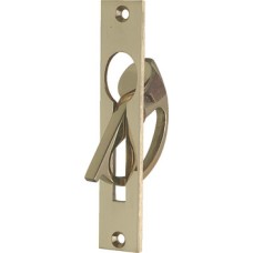 Pull Handle Mortice Gravity Drop Brass Operation: Push to release Satin nickel