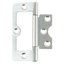Flush Hinge Steel 105 Length x width: 76 x 33 mm flap thickness 1.5 mm electro brassed