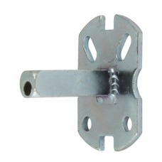 Fixed Spindle for Startec Lever Handles on Round Roses 8 mm on plate Zinc plated steel