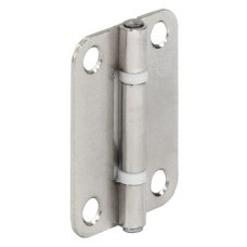 Folding Door Hinge 40 x 29 mm for Panel to Panel Joint Polished nickel plated steel
