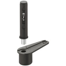 Pivot Hinge 140° Without Stop For flush mounted doors Black