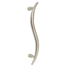 Pull Handle Back to Back Fixing 316 Stainless Steel Tusk Hole centres 250 mm polished stainless steel
