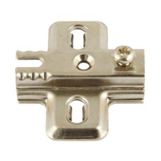 Mounting Plate for Häfele Slide On Concealed Hinges One Part Plate Height 0 mm Hospa screw fixing