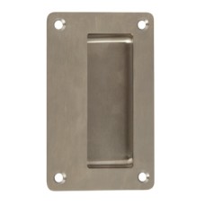 Pull Handle Flush Anti-Ligature Solid Stainless Steel Satin stainless steel
