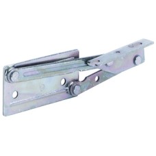 Bench Seat Hinge Without Spring Steel For lightweight seat panels Blue galvanized steel
