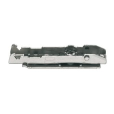 Mounting Plate Inline Screw Fixing for Tiomos Click On System Hinges Height adjustment via worm gear Height 0 mm nickel plated