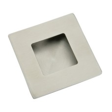 Pull Handle Flush 70 x 70 mm Stainless Steel Startec Suitable for use on sliding timber doors Satin