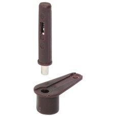 Pivot Hinge 140° Without Stop For flush mounted doors Brown
