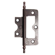 Flush Hinge Medium Duty for Inset Doors Length 88 mm Steel/Zinc Alloy With fixed pin Florentine bronzed