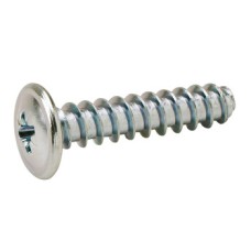 Panel Mounting Screw Flat Head with PZ Cross Slot Fully Threaded for Ø 5 mm Drill Holes Length 27.5 mm PZ2 driver required