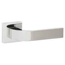 Lever Handles on Square Roses Zinc Alloy Sienna Startec Polished chrome/Satin nickel-plated