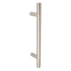 Pull Handle Bolt Through Fixing 304 Stainless Steel Guardsman H Length 400 mm hole centres 300 mm satin