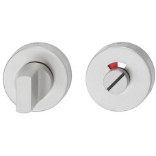 WC Release and Inside Turn for Startec Lever Handles Ø 52 mm 304 Stainless Steel With steel substructure with red/white/green indicator disc Satin