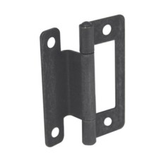 Flush Hinge Cranked Length 50 mm Steel Ideal for caravans and mobile homes Florentine bronzed