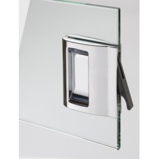 Door Handle Pocket Sliding Aluminium Polished chrome plated