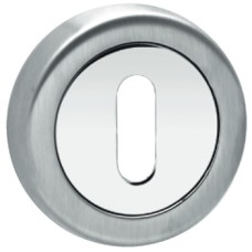 Escutcheons for Startec Space Lever Handles Standard Keyway Polished/satin stainless steel