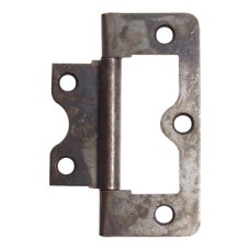 Flush Hinge for Inset Doors Length 60 mm Steel With fixed pin Electro brassed