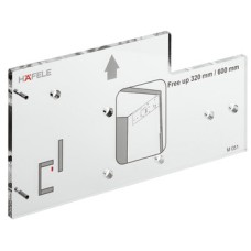 Drilling Jig for Free Up Fittings for pilot drilling of the cabinet side components For Free Up fittings only