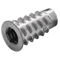 Screw-In Sleeve M6 Internal Thread with SW6 Hexagon Socket Head for Ø 7.5 mm Hole Length 20 mm